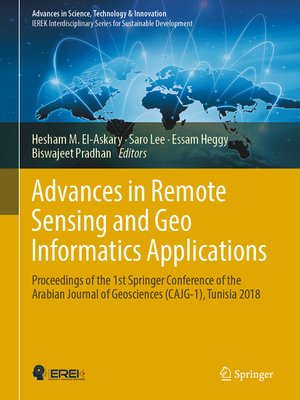 cover image of Advances in Remote Sensing and Geo Informatics Applications